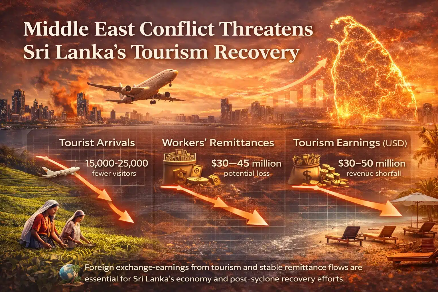 How Is the Middle East Conflict Affecting Sri Lanka’s 2026 Tourism Targets?