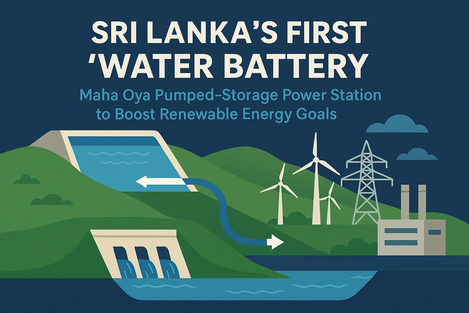 Water Battery | Maha Oya Pumpd-Storage Power Station