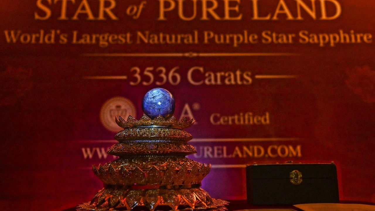 Sri Lanka Unveils the “Star of Pure Land”: World’s Largest Natural Purple Star Sapphire and Its National Significance